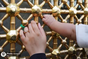 آیین معنوی &laquo;شیرخوارگان حسینی&raquo; در حرم مطهر رضوی