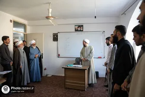 حضور تولیت آستان قدس رضوی در مدرسه علمیه امام محمدباقر(ع)