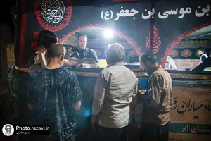 موکب خدمت رسانی به زائران در شاهرود