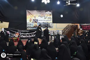 سوگواری زنان محله نوغان در سالروز شهادت امام هشتم علیه&zwnj;السلام