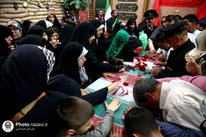 آیین افتتاح حسینیه شهدا در حرم مطهر رضوی