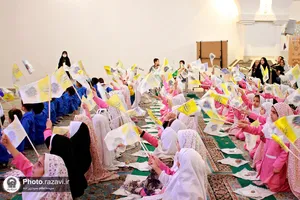 جشن ویژه نونهالان در حرم مطهر رضوی