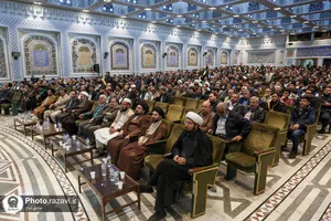 آیین شکرانه خدمت در حرم مطهر رضوی