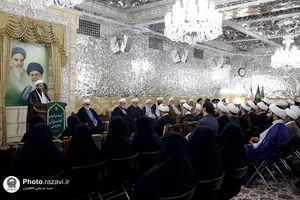 مراسم گرامیداشت یاد شهید مطهری و نکوداشت اساتید حوزه علمیه خراسان