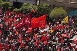 «انی سلمٌ لمن سالمکم و حربٌ لمن حاربکم»؛ تجلی یک باور در آیین تشییع رهبر شهید انقلاب