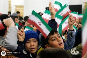 گردهمایی کودکان جهان اسلام در حرم مطهر رضوی