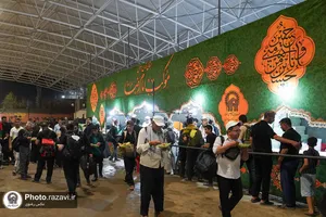 موکب آستان قدس رضوی در مرز مهران