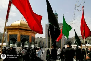 عزاداری روز شهادت جوادالائمه علیه&zwnj;السلام در حرم مطهر رضوی