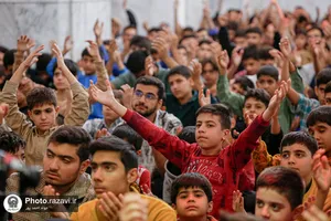 تشرف جمعی از بسیجیان شهرستان جهرم به حرم مطهر رضوی