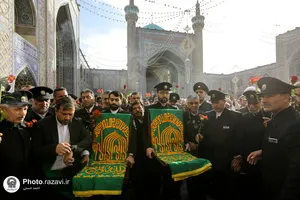 آیین اذن اعزام کاروان زیر سایه خورشید در حرم مطهر رضوی
