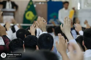 اذن خدمت خادمیاران نوجوان رضوی در حرم مطهر رضوی