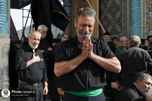 عزاداری عاشورای حسینی در حرم مطهر رضوی