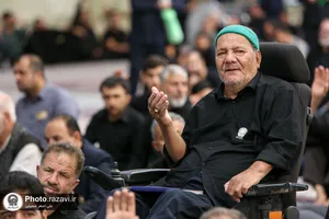 مقتل خوانی روز عاشورا در حرم مطهر رضوی