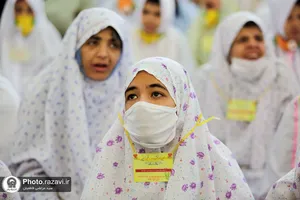 تشرف مددجویان موسسه خیریه توانبخشی همدم فتح المبین به حرم مطهر رضوی