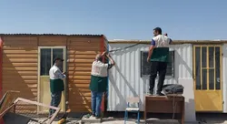 مدرسه کانکسی در منطقه محروم پاکدشت توسط خادم‌یاران بازسازی شد