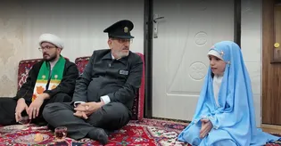 حضور خادمان کاروان زیرسایه خورشد در منزل شهید رسول نورمحمدزاده