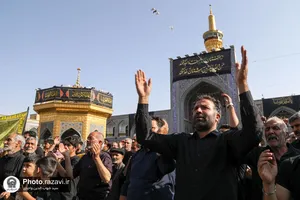 عزاداری روز شهادت امام رضا علیه&zwnj;السلام در حرم مطهر رضوی -1