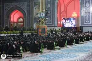 آئین خطبه&zwnj;خوانی شب عاشورا در حرم مطهر رضوی-2