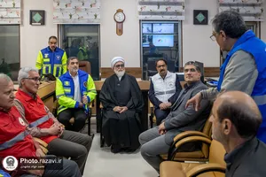حضور تولیت آستان قدس رضوی در مرکز مدیریت حوادث و فوریت&zwnj;های پزشکی مشهد