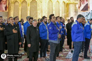 راه&zwnj;اندازی موکب کفشداران حرم مطهر رضوی در ملک آباد