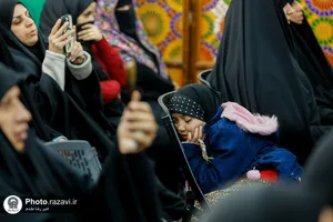مراسم عزاداری زائرین غیر ایرانی به مناسبت شهادت امام کاظم علیه السلام