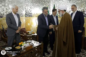 دیدار شهرداران کلان&zwnj;شهرهای کشور با تولیت آستان قدس رضوی