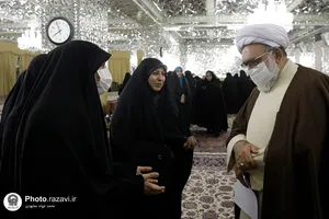 دیدار جمعی از بانوان نخبه کشور با تولیت آستان قدس رضوی