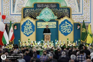 مراسم شب ولادت حضرت زینب(س) در حرم مطهر رضوی