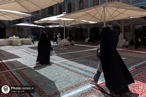 سایه بر سر زائران امام مهربانی