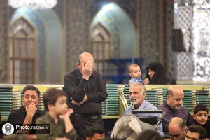 چهارپایه&zwnj;خوانی روز شهادت امیرالمؤمنین علیه&zwnj;السلام در حرم مطهر رضوی