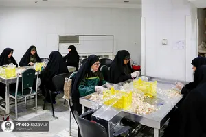 افطاری ماه مبارک رمضان در مهمانسرای حضرت