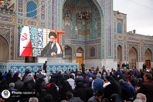 مراسم سخنرانی نوروزی رهبر معظم انقلاب اسلامی در حرم مطهر رضوی - 2