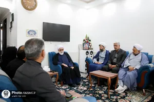 دیدار تولیت آستان قدس رضوی با خانواده جانباختگان حادثه معدن طبس