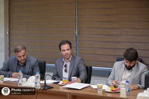 جلسه هم&zwnj;اندیشی نکوداشت هفته پدافند غیرعامل در حرم مطهر رضوی
