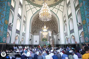 بزرگداشت مرحوم سید رضا موید در حرم مطهر رضوی