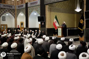 آئین اختتامیه دوره تابستانه طلاب در حرم مطهر رضوی