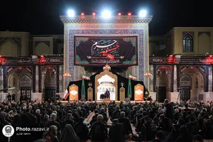 عزاداری سنتی شب چهارم محرم در &laquo;حسینیه حرم&raquo;