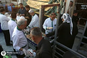 زائران حرم امامین عسکریین مهمان سفره امام رضا علیه&zwnj;السلام-2