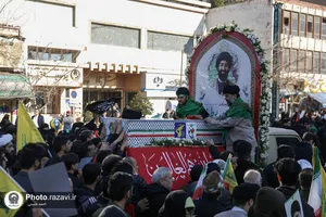 تشییع پیکر شهید حجت الاسلام سیدداوود بی&zwnj;طرف در مشهد