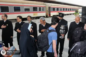 استقبال از زائرین بارگاه منور رضوی در مشهد