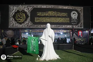 موکب &laquo;دارالکرامه&raquo; امام رضا علیه&zwnj;السلام در باغ&zwnj;اردوگاه خاتون