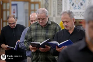 تشرف اعضای هیأت علمی دانشگاه&zwnj;های مشهد به حرم مطهر رضوی
