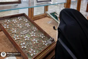تشرف دانشجویان دانشکده روابط بین&zwnj;الملل وزارت امور خارجه به حرم مطهر رضوی