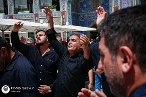 عزاداری روز اربعین حسینی در حرم مطهر رضوی