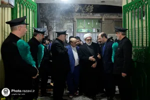 حضور تولیت آستان قدس رضوی در مسجد موسی&zwnj;بن جعفر(علیه&zwnj;السلام)