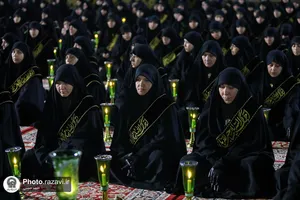 آیین خطبه&zwnj;خوانی شب شهادت امام رضا (ع) در حرم مطهر رضوی