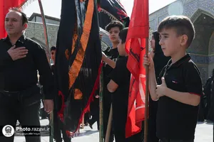 عزاداری عاشورای حسینی در حرم مطهر رضوی