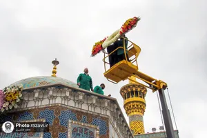 حال و هوای حرم مطهر رضوی در شب میلاد امام رضا علیه&zwnj;السلام -2