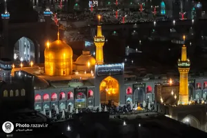 تصاویر هوایی حرم مطهر رضوی در دهه آخر صفر