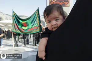 عزاداری عاشورای حسینی در حرم مطهر رضوی